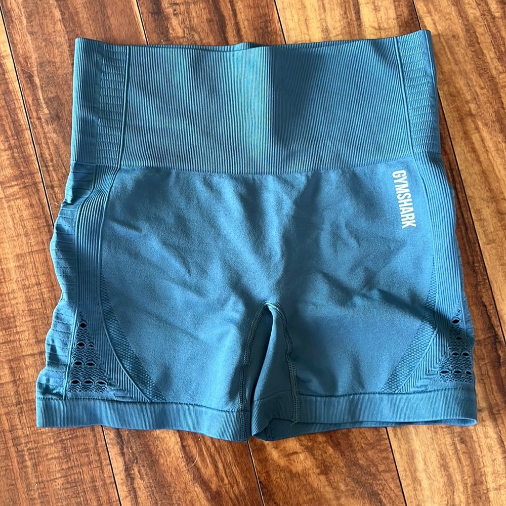 Gymshark teal shorts